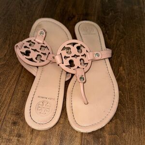 Size 7 tan Tory Burch miller sandal.